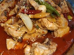 新疆大盘鸡-新疆烧烤王(广灵店)