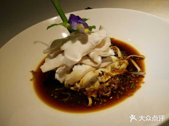 信园捞汁黑鱼片图片