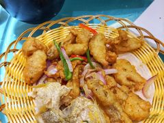 椒盐龙头鱼-小老板海鲜酒家(董家渡店)