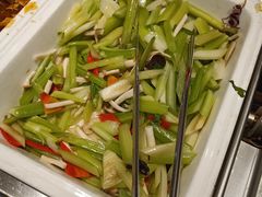 青菜炒菇-素满香·素食自助餐(西安·民乐园店)