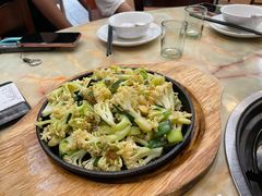 铁板有机花菜-李师傅脆肚(梅林店)