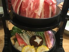 芝士浓汤胶原蛋白锅-西月山居匠心创意料理(江汉路新佳丽广场店)