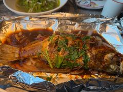 酱烤活鲈鱼-新白鹿餐厅(松江开元地中海店)