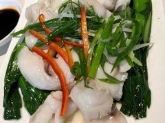 葱油淋深海鳌鱼-随园花园餐厅(新港中路店)