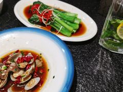 白灼菜心-潮三爷砂锅焗海鲜·生腌·海鲜粥(朝晖店)