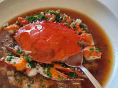 葱油蒸红膏蟹-玫瑰厅上海菜(兴国路店)