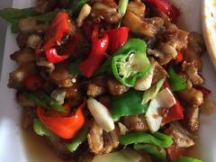 爆炒野生狗鱼块-煲来饱去冷水鱼
