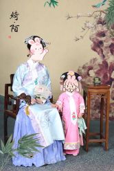 -后宫·古装汉服京剧儿童亲子全家福摄影