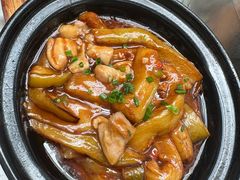 咸鱼鸡粒茄子煲-肥仔文澳门猪骨煲(南京西路店)