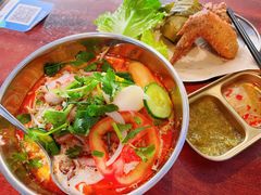 香茅猪颈肉捞粉-海安安越南粉(丹竹頭店)