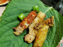 烤五花肉-韩阳王石板烤肉