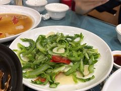 油淋芥蓝芯-阿静美食