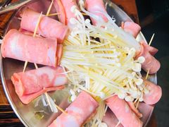 金针菇培根-原始泥炉烤肉(总店)