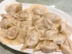 角瓜鸡蛋虾仁水饺-黄家饺子东北特色菜馆(湖滨商业街店)