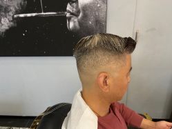 -595barbershop美式油头