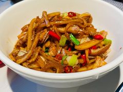 酸萝卜炒牛肚-味上湘菜馆(河马店)