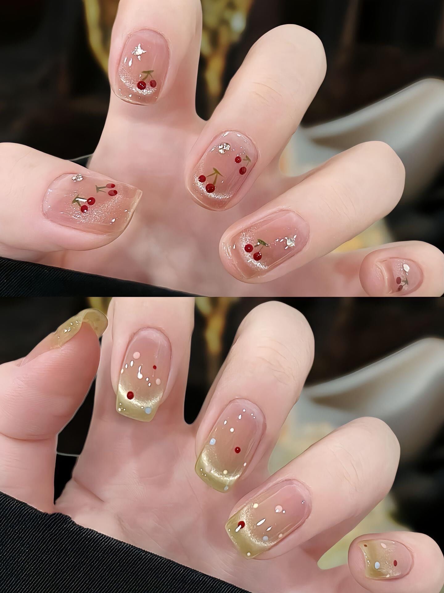 青春可爱小短甲温柔美甲,适合所有人!