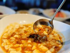 现拆蟹黄虾仁豆腐-蘇锦宴·淮扬菜烤鸭·小院(三元桥霄云路店)