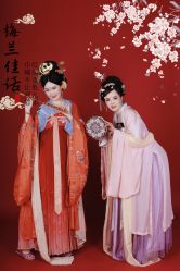 -后宫·古装汉服京剧儿童亲子全家福摄影