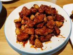 黑蒜子牛肉粒-陈傻子餐厅(世纪都会店)