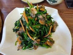 菠菜拌毛蚬子-明海妈妈菜(大连外国语学院店)