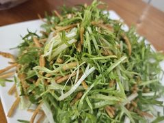 馓子拌苦苣-赵记煎饼卷大葱(泰山大街店)