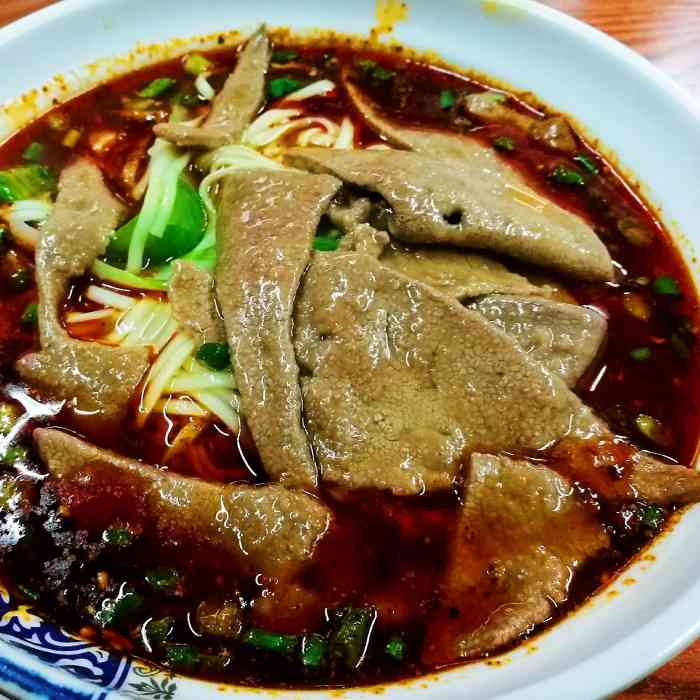 武胜猪肝面(锦绣路店)-"慕名而来,猪肝面看起来就很有食欲的样子,.