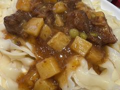 土豆牛肉刀削面-薛阿婆(北美新天地中心店)