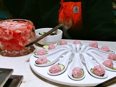 香菜肉丸子-小牛叔鲜切牛肉·火锅·烤肉自助(公济桥路店)