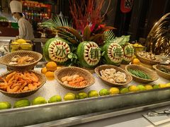 自助取餐区-东莞富力万达文华酒店·美食汇·海鲜自助餐厅