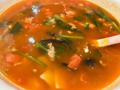 新疆酸汤揪片子-巴依老爷新疆美食(牡丹园店)