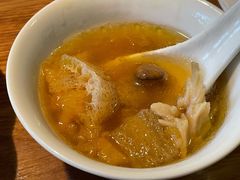 羊肚菌竹荪野菌汤-庆春朴门