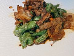 杭椒山猪肉-唐廊烤鸭店(工体店)