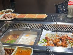 自助取餐区-环球约客烤涮自助(铜锣湾店)