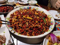 辣子肥肠虾鸡-山城小聚(大学城店)