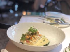 橄榄油慢煮海鲈鱼-Le Comptoir de Pierre Gagnaire