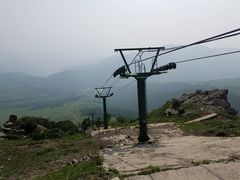 缆车顶俯视-北京灵山风景区
