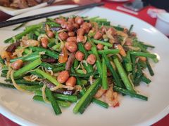 韭菜炒河虾-潮喜竹溪荔湖酒家(荔枝湾店)