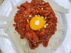 生拌牛肉-真利味·脊骨火锅·正宗韩国料理(韩乐坊店)
