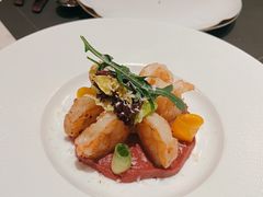 芒果大虾配鹰嘴豆泥-ZHAO赵·牛扒坊(万象城店)