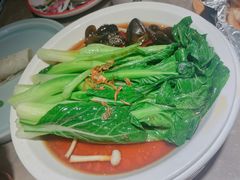 白灼菌菇菜心-新白鹿餐厅(金鹰新街口店)