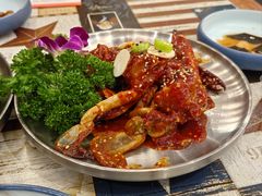 -明洞阿姨·韩式酱蟹烤肉·创意料理(三元桥店)