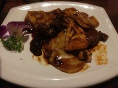 年糕炒牛仔骨-绿茶餐厅(华联万柳店)