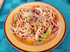 黑胡椒牛柳炒面-祖母的厨房美式西餐厅(石雀胡同店)