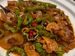 螺丝椒烧海参-阿庄新豫菜(通泰路店)