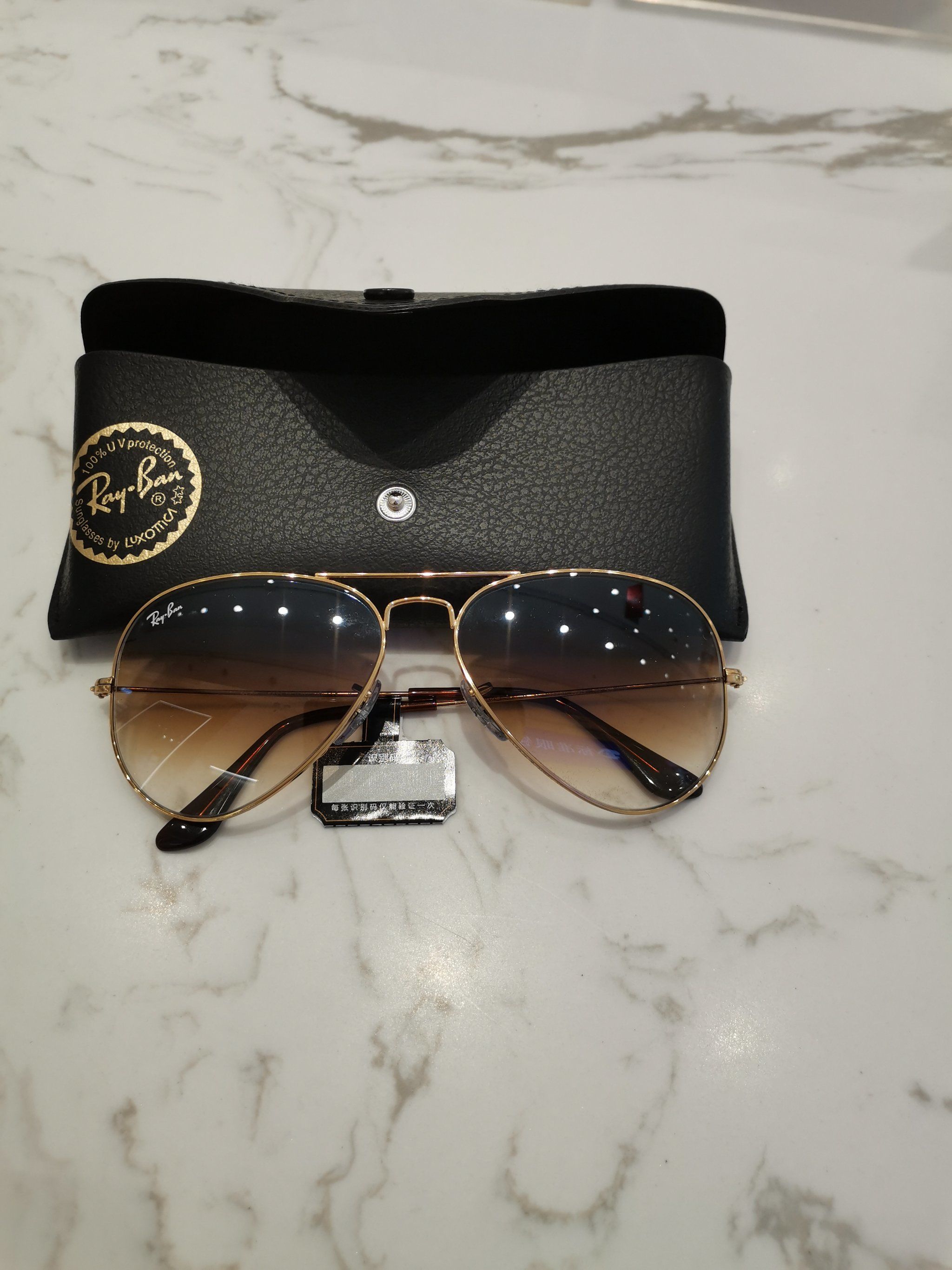 雷朋太阳镜3025棕色