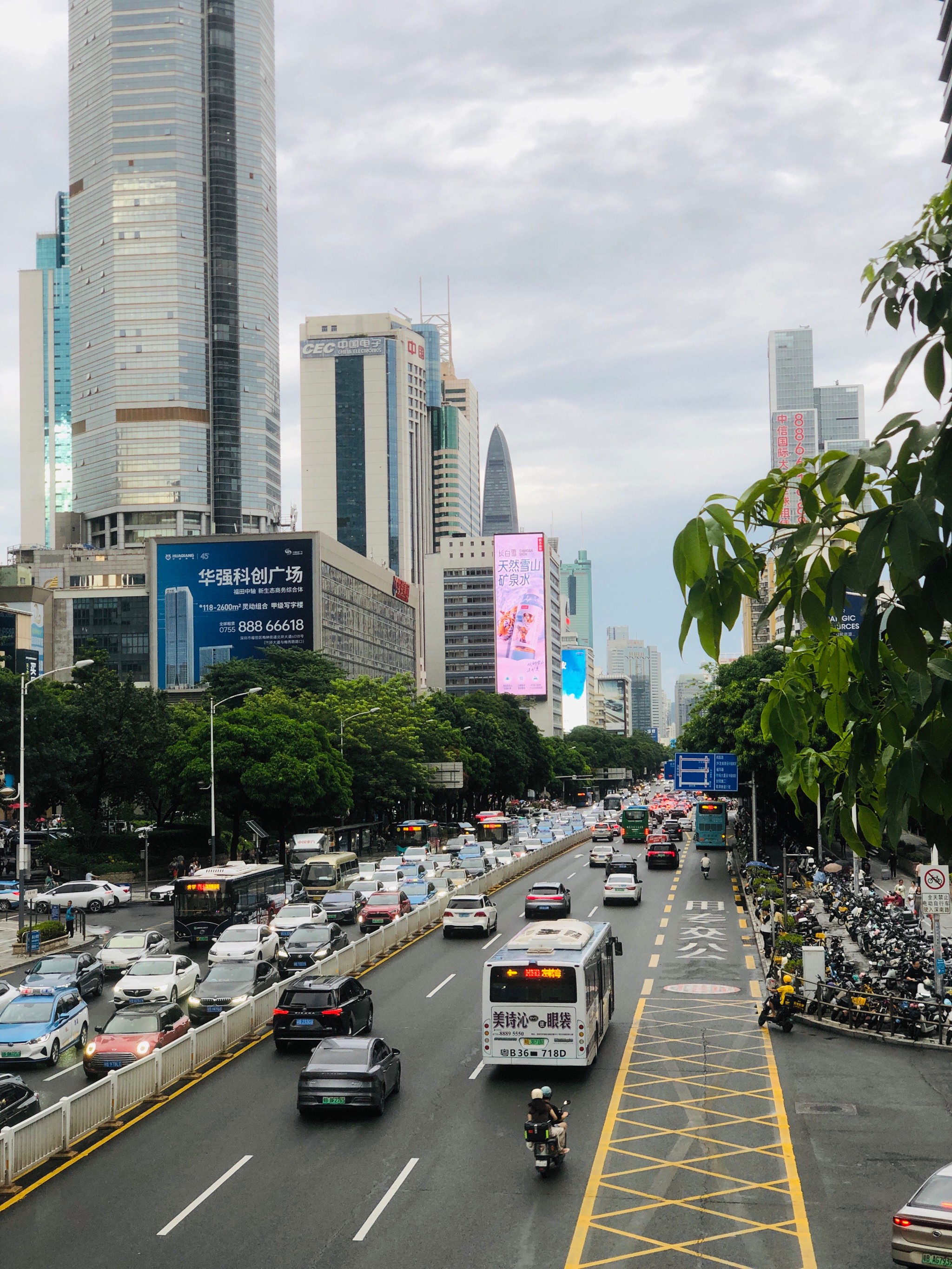 深圳福田街景图片图片