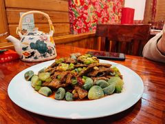 腊八蒜烧肝尖-土菜水饺村(宁夏路店)
