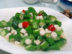 秋葵炒贝丁-映像威海·海鲜味道(经区店)