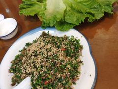 蚬肉生菜包饭-老崇左特色风味食馆